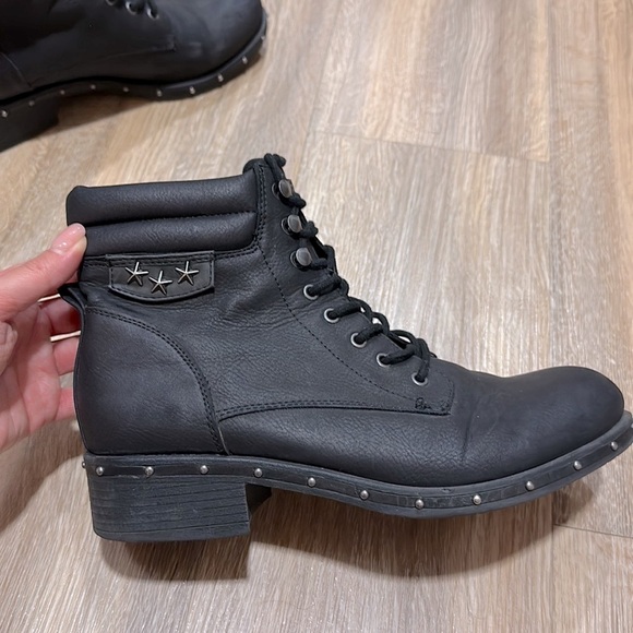 Rock & Candy Shoes - Combat boots with studs
